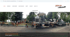Desktop Screenshot of devlinconstruction.com