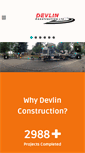 Mobile Screenshot of devlinconstruction.com